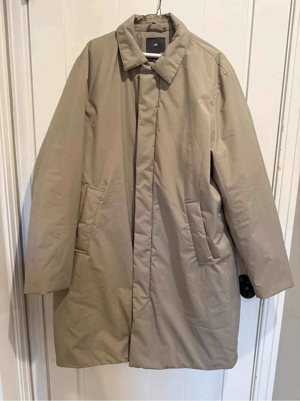 H&M Men's Beige Puffer Coat